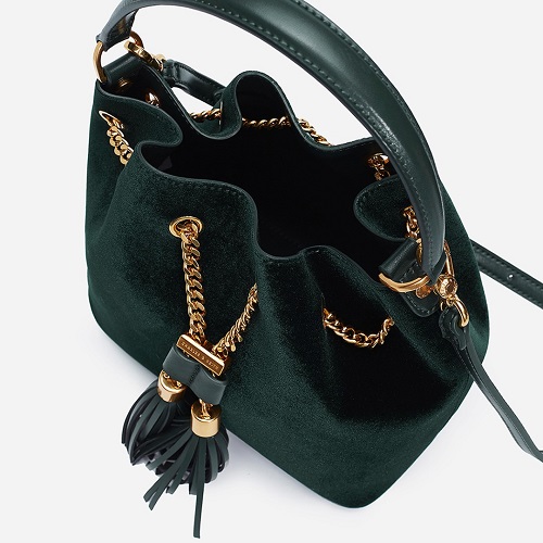 charles and keith basic drawstring bag